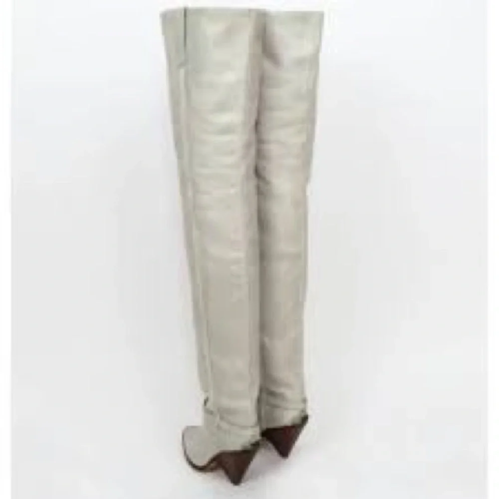 ISO IN SEARCH OF ISABEL MARANT LAFSTEN LAMSY BOOTS Grey OR WHITE 37 or 38 - Picture 2 of 9